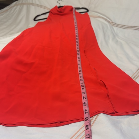 Amanda Uprichard Stanford Dress. Crimson/Bright Red. - Picture 8 of 12